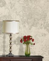 Обои Wiganford by Solo Crystal stone AK20641 Винил на флизелине (1,06*10,05) Бежевый/Серебряный, Под камень/Штукатурка — фото 3, Обои для стен