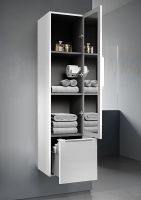 Товар: Шкаф пенал Cezares Premium 35 55501 подвесной Bianco opaco - фото 8 Шкаф пенал Cezares Premium 35 55501 подвесной Bianco opaco — фото 8, Пеналы для ванной комнаты