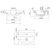 Тумба с раковиной Iddis Zodiac 50 ZOD5ABFi95K Белая матовая Дерево — фото 10, Тумбы с раковиной