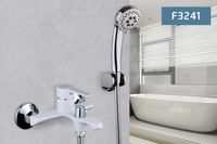 Смеситель для ванны Frap H41 F3241 Белый Хром — фото 10, Смеситель для ванны