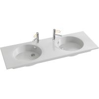 Раковина Jacob Delafon Odeon Rive Gauche 141 EXAS112-Z-00 Белая — фото 1, Раковины подвесные