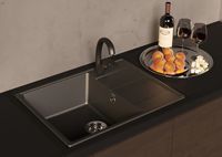 Товар: Кухонная мойка Ulgran Quartz Prima 650-04 Платина - фото 2 Кухонная мойка Ulgran Quartz Prima 650-04 Платина — фото 2, Кухонные мойки