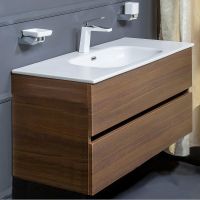 Товар: Тумба под раковину Boheme Armadi Art Vallessi 100 837-100-D подвесная Dark Oak - фото 2 Тумба под раковину Boheme Armadi Art Vallessi 100 837-100-D подвесная Dark Oak — фото 2, Мебель для ванной