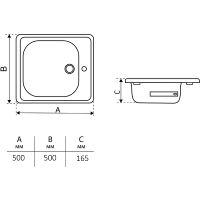 Товар: Кухонная мойка ВИЗ Antika 50 AMC-51101 Белая - фото 2 Кухонная мойка ВИЗ Antika 50 AMC-51101 Белая — фото 2, Кухонные мойки