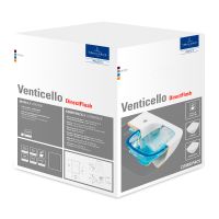 Унитаз Villeroy&Boch Venticello 4611RL01 подвесной с сиденьем Микролифт — фото 11, Подвесные унитазы