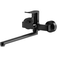 Смеситель для ванны Splenka S31.22.06 универсальный Черный матовый — фото 1, Смеситель для ванны