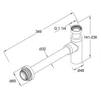 Товар: Сифон для раковины Gustavsberg GB41109938 53 Черный матовый - фото 2 Сифон для раковины Gustavsberg GB41109938 53 Черный матовый — фото 2, Сифоны для раковины