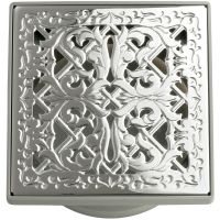 Душевой трап Migliore 112х112 24892 с решеткой Хром — фото 1, Трапы для душа