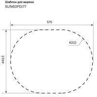 Кухонная мойка Iddis Suno S 60 SUN60PDi77 Хром — фото 4, Кухонные мойки