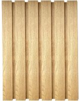 Панель стеновая реечная Ликорн РП-1.С.16.2800 дуб янтарный 2800x65x16 мм — фото 2, Панели