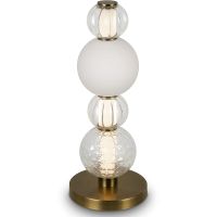 Товар: Настольная лампа Maytoni Modern Collar MOD301TL-L18G3K Прозрачная Белая Золото - фото 4 Настольная лампа Maytoni Modern Collar MOD301TL-L18G3K Прозрачная Белая Золото — фото 4, Настольные лампы