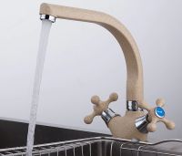 Смеситель для кухни Frap H5408 F5408-21 Бежевый — фото 2, Смесители для кухни