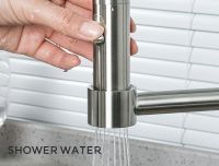 Смеситель для кухни Gappo G4398-55 Нержавеющая сталь Серый — фото 5, Смесители для кухни