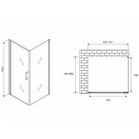 Товар: Душевой уголок Abber Sonnenstrand 100x85 AG04100B-S85B профиль Черный стекло прозрачное - фото 4 Душевой уголок Abber Sonnenstrand 100x85 AG04100B-S85B профиль Черный стекло прозрачное — фото 4, Душевые уголки