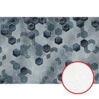 Фреска Ortograf Forma 32609 Фактура бархат FX Флизелин (4*2,7) Серый/Черный, Геометрия/Абстракция — фото 1, Фрески