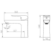 Товар: Смеситель для раковины Kaiser Glory 69211 Белый глянцевый - фото 7 Смеситель для раковины Kaiser Glory 69211 Белый глянцевый — фото 7, Смесители