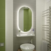 Зеркало Континент Prime 450х800 ЗЛП1099 с подсветкой Белое с сенсорным выключателем — фото 6, Зеркала в ванную комнату