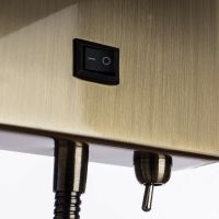 Настенный светильник Artelamp Hall A9246AP-2AB Белый Античная бронза — фото 4, Светильники