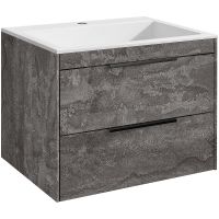 Товар: Тумба под раковину Vincea Chiara 2D 60 VMC-2C2600GS подвесная G.Stone - фото 2 Тумба под раковину Vincea Chiara 2D 60 VMC-2C2600GS подвесная G.Stone — фото 2, Тумбы под раковину