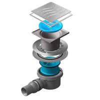 Душевой трап Pestan Confluo Standard 13000070 с решеткой — фото 1, Трапы для душа