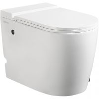 Унитаз Abber Bequem AC1114P приставной с сиденьем Микролифт — фото 1, Унитазы