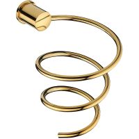 Держатель для фена WasserKRAFT K-1080PG Золото глянцевое — фото 1, Держатели для фена