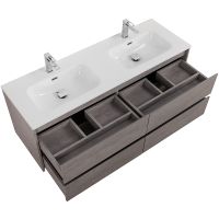 Товар: Тумба под раковину BelBagno Kraft 140 KRAFT-1400-4C-SO-2-CG подвесная Cemento Grigio - фото 6 Тумба под раковину BelBagno Kraft 140 KRAFT-1400-4C-SO-2-CG подвесная Cemento Grigio — фото 6, Тумбы под раковину