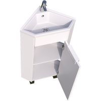 Товар: Тумба с раковиной 1MarKa Penta 37Н Ц0000001635 угловая Белый глянец - фото 2 Тумба с раковиной 1MarKa Penta 37Н Ц0000001635 угловая Белый глянец — фото 2, Мебель для ванной