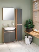 Товар: Зеркальный шкаф Runo Лада 60 00-00001161 Дуб серый - фото 4 Зеркальный шкаф Runo Лада 60 00-00001161 Дуб серый — фото 4, Мебель для ванной