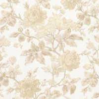 Обои Prima Italiana Carnevale 80704 Винил на флизелине (1,06*10) Белый/Бежевый/Золото, Цветы/Листья — фото 1, Обои для стен