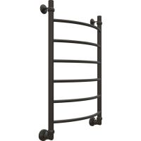 Водяной полотенцесушитель EWRIKA Сафо D 80х50 Черный матовый — фото 2, Водяные полотенцесушители
