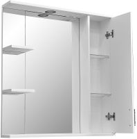 Товар: Зеркало со шкафом Stella Polar Кармела 75 SP-00000185 Ольха белая - фото 2 Зеркало со шкафом Stella Polar Кармела 75 SP-00000185 Ольха белая — фото 2, Мебель для ванной