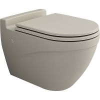 Унитаз Bocchi Taormina Arch 1012-007-0129 подвесной Жасмин матовый без сиденья — фото 2, Унитазы