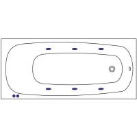 Товар: Акриловая ванна Whitecross Layla Slim 180x80 0122.180080.100.SOFT.WH с гидромассажем - фото 7 Акриловая ванна Whitecross Layla Slim 180x80 0122.180080.100.SOFT.WH с гидромассажем — фото 7, Ванны