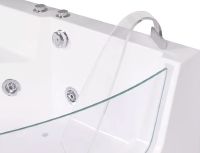 Акриловая ванна Ceruttispa С-401А 150x150 10353 с гидромассажем — фото 6, Акриловые ванны