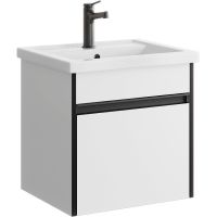 Тумба под раковину Aqwella Urban 50 URB0105W подвесная Белая — фото 1, Тумбы под раковину