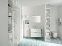 Тумба с раковиной Burgbad Eqio 95 SEYQ093F2009G0146C001*1 Белая глянцевая — фото 4, Мебель для ванной