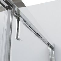 Душевая дверь Vincea Lugano 130 VDS-1L130CLGM-1 профиль Вороненая сталь стекло прозрачное — фото 5, Душевые двери в нишу