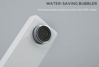 Смеситель для раковины Gappo G17-8 G1017-2 Белый Хром — фото 5, Смесители для раковины