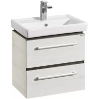 Тумба под раковину Aquaton Ронда 55 1A207601RSC20 подвесная Дуб сомерсет Венге — фото 1, Тумбы под раковину