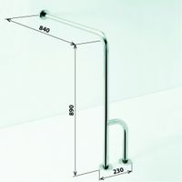 Поручень Bemeta Help 301122144 Белый — фото 2, Аксессуары для ванной