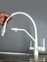 Смеситель для кухни Viko V-5504 Белый — фото 3, Смесители для кухни