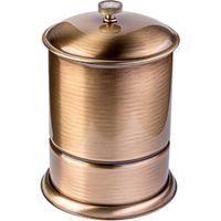 Ведро для мусора Boheme Royal Cristal 10927-BR Бронза — фото 1, Мусорные ведра