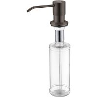 Дозатор для моющего средства Paulmark Rein D002-GM Вороненая сталь — фото 1, Дозаторы для кухонных моек