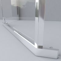 Душевой уголок Vincea Stresa 90x90 VSP-1S900CL профиль Хром стекло прозрачное — фото 4, Душевые уголки