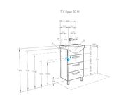 Товар: Тумба под раковину Aquaton Ария 50 Н 1A140201AA010 Белая - фото 7 Тумба под раковину Aquaton Ария 50 Н 1A140201AA010 Белая — фото 7, Мебель для ванной