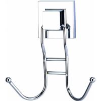 Двойной крючок Tekno-tel EF236 Хром — фото 1, Крючки для полотенец