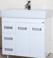 Товар: Тумба под раковину Bellezza Сиена 80 4633913080010 с бельевой корзиной Белая - фото 6 Тумба под раковину Bellezza Сиена 80 4633913080010 с бельевой корзиной Белая — фото 6, Мебель для ванной