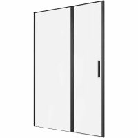 Товар: Душевая дверь Allen Brau Priority 140 3.31036.BBA профиль Черный браш стекло прозрачное - фото 2 Душевая дверь Allen Brau Priority 140 3.31036.BBA профиль Черный браш стекло прозрачное — фото 2, Распашные душевые двери