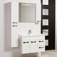 Тумба под раковину Aquaton Диор 80 1A167801DR010 подвесная Белая — фото 7, Тумбы под раковину